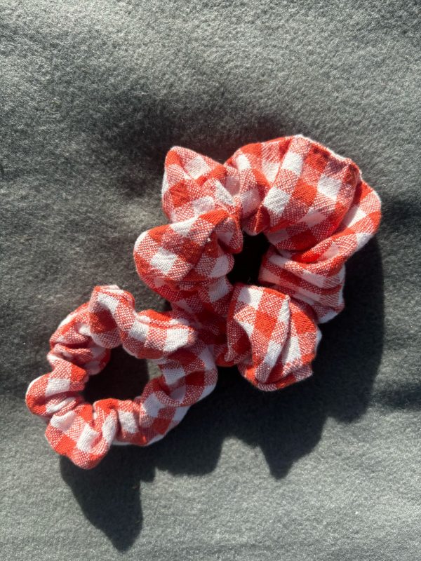 Chouchous en coton, blanc et rouge – Image 3